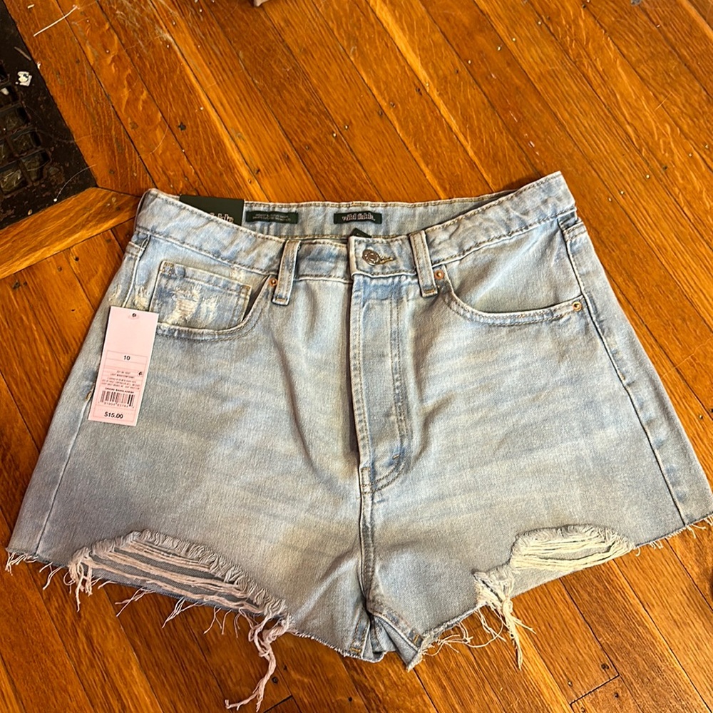 Wild fable highest rise cutoff shorts